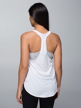Lululemon 105F Singlet Scallop Racerback Top